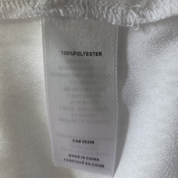 ⭐️Cleo White Tank Top with Mesh Overlay Size XS - Picture 3 of 5